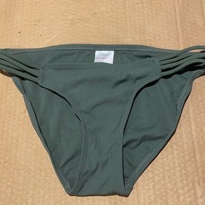 Xhilaration army green bikini bottoms